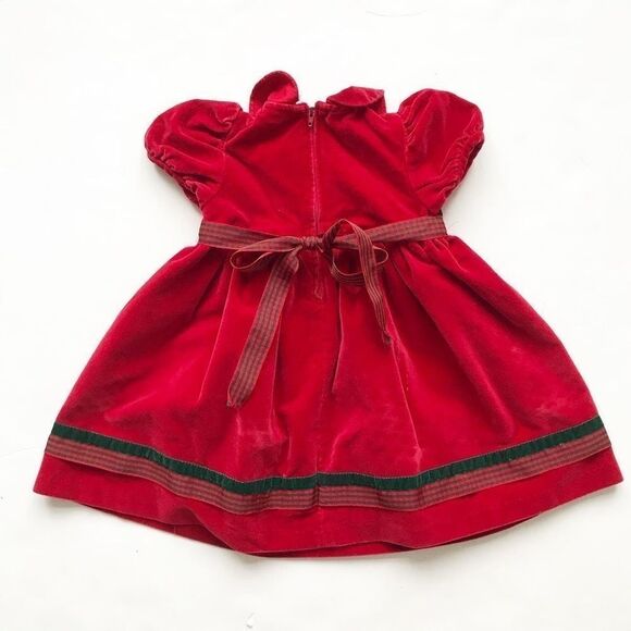 Vintage Good Lad of Philadelphia velvet dress 24m - Picture 7 of 7